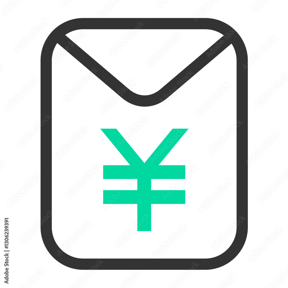 Obraz premium Common black and green icon pack