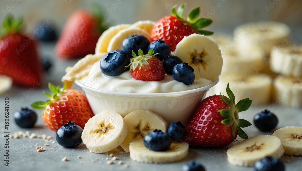 Fruit-Topped Yogurt Fruit-Topped Yogurt