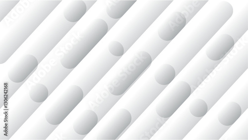 Abstract white Geometric banner design background.