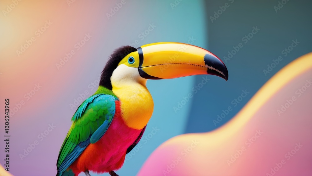 Fototapeta premium Colorful toucan species