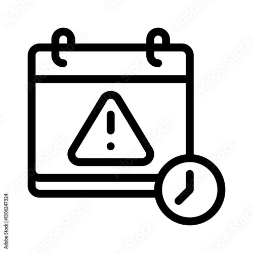 deadline line icon