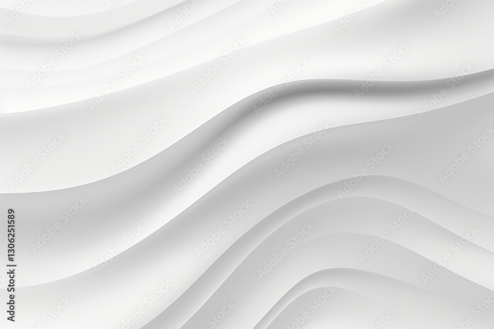 White abstract background, bas-relief of smooth curved lines made of plaster, paper. Wavy organic texture. Clean simple website design, wallpaper. White abstract background, bas-relief of smooth curved lines made of plaster, paper. Wavy organic texture. Clean simple website design, wallpaper.