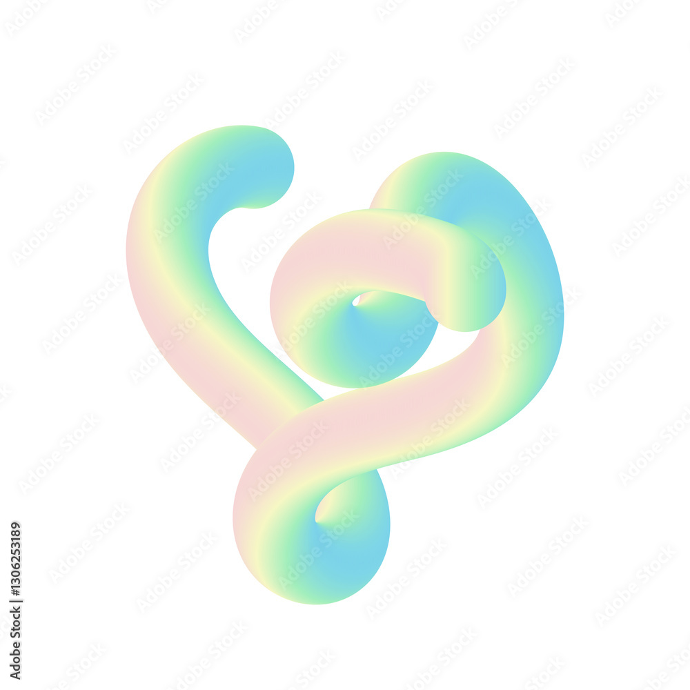 Obraz premium Abstract Gradient Spiral
