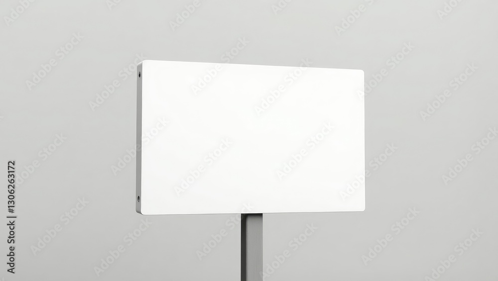 A representation of an empty signboard A representation of an empty signboard