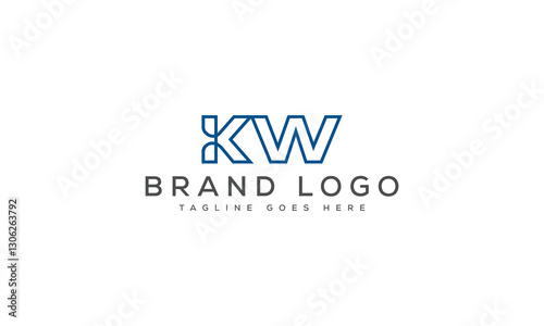 Creative KW logo for Branding  and Startups.