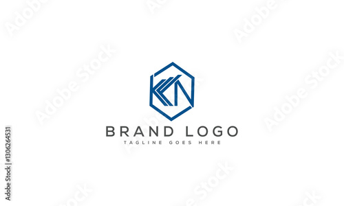 Creative KN logo for Branding  and Startups.