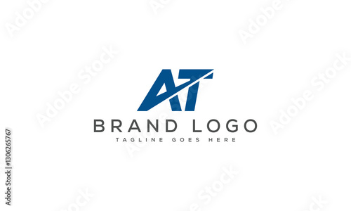 Creative AT logo for Branding  and Startups.
