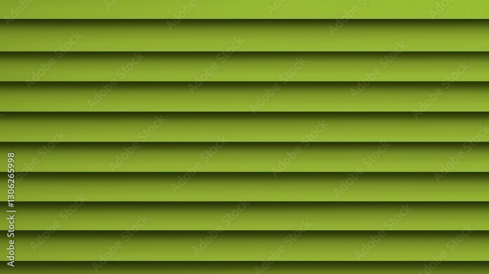 Obraz premium Textured Green Wall with Horizontal Stripes and Even Patterns