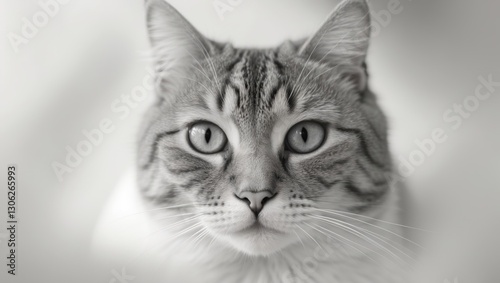 Felid gazing intently at you