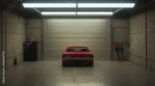 Red Car in a Garage: A clas...
