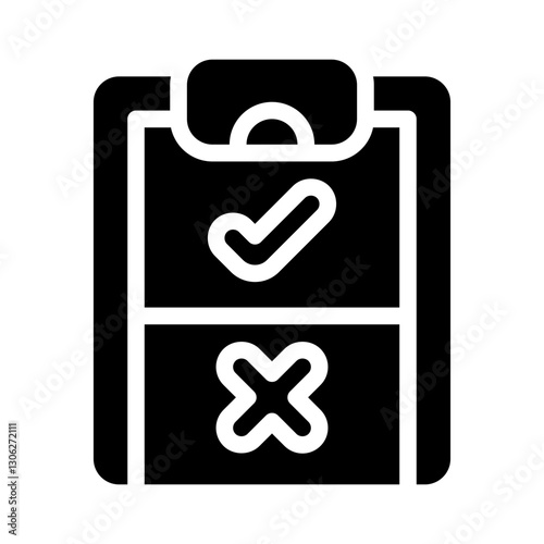 assignment glyph icon