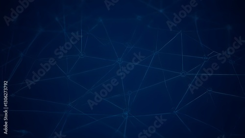 Futuristic blue space wallpaper with glowing fractal lines and digital energy