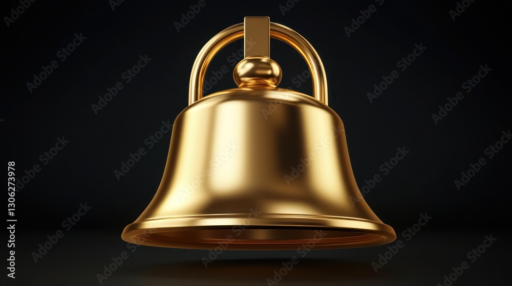 Golden Bell on Dark Background (1) Golden Bell on Dark Background (1)