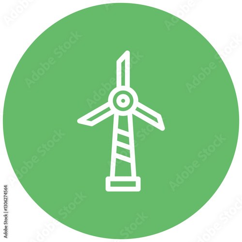 Wind Turbine Icon