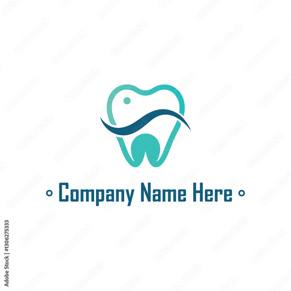 Naklejka premium Dental Logo design