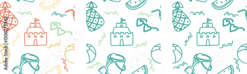 seamless summer pattern