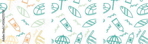 seamless summer pattern