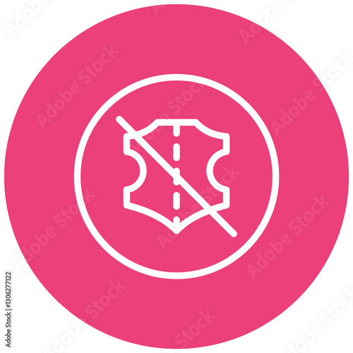 No Leather Icon