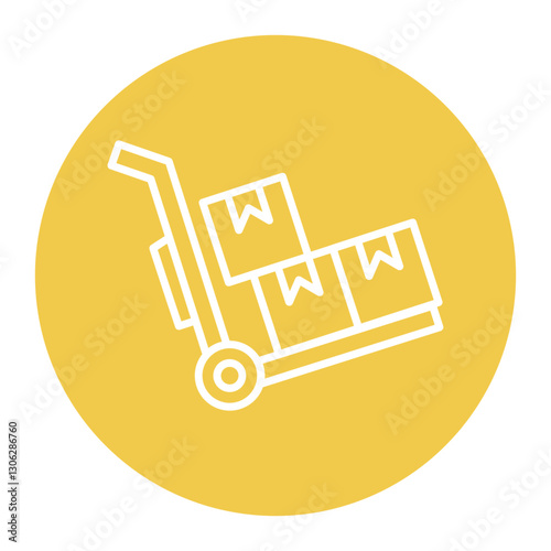 Hand Trolley Icon