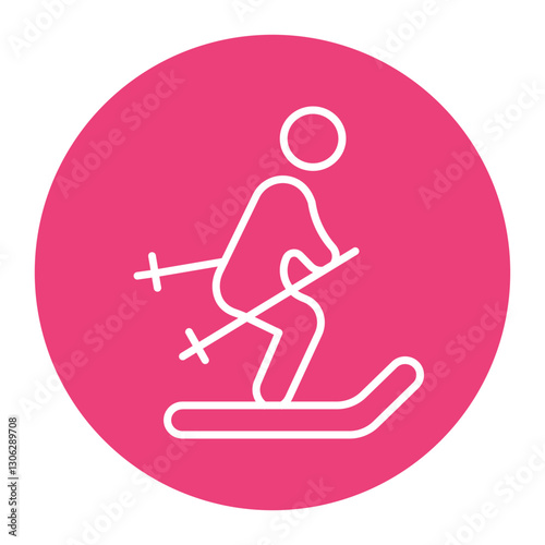 Ski Run Icon