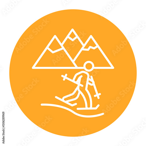 Skis Icon