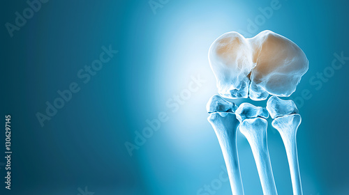 X-ray imaging of compound fracture medical facility x-ray image clinical environment close-up view orthopedic concept