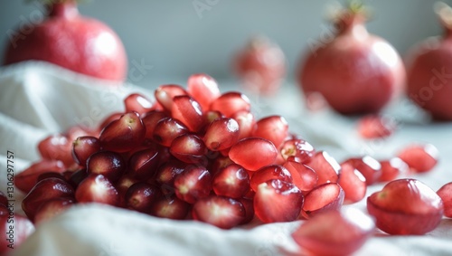 Image of pomegranate arils photo