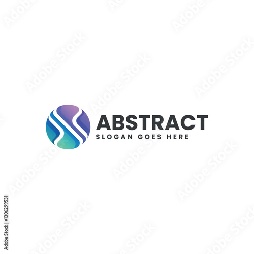 Abstract Gradient Colorful Logo