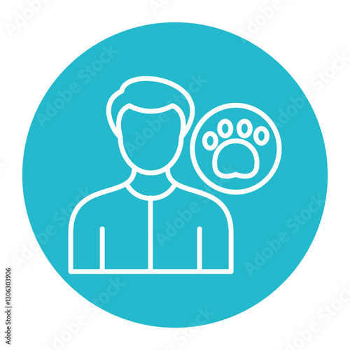 Animal Handler Male Icon