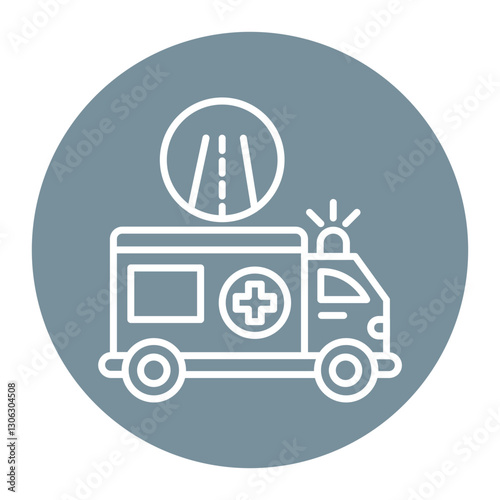 Emergency Road Service Icon