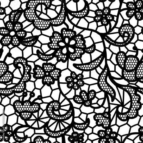 Lace Pattern Background Design Template