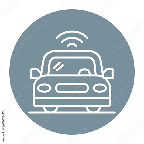 Driverless Car Icon