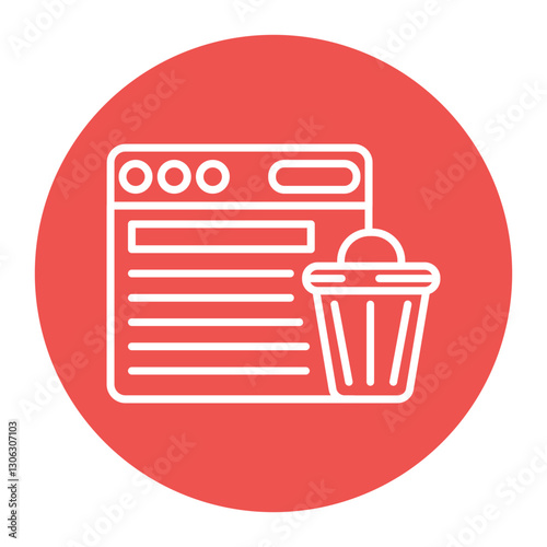 Data Erasure Icon