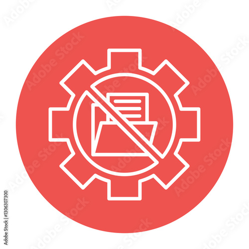Restriction Of Processing Icon
