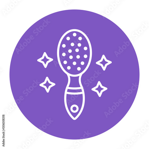 Baby hairbrush Icon