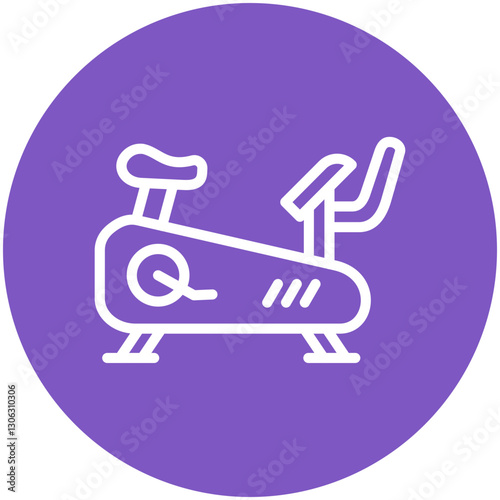 Exercise Bike Icon