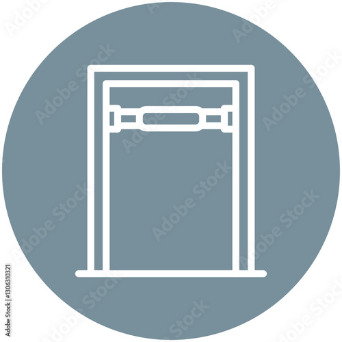 Door Pullup Bar Icon