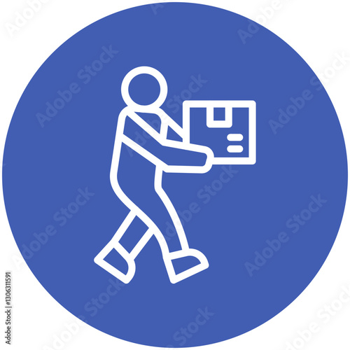 Delivery Man Icon
