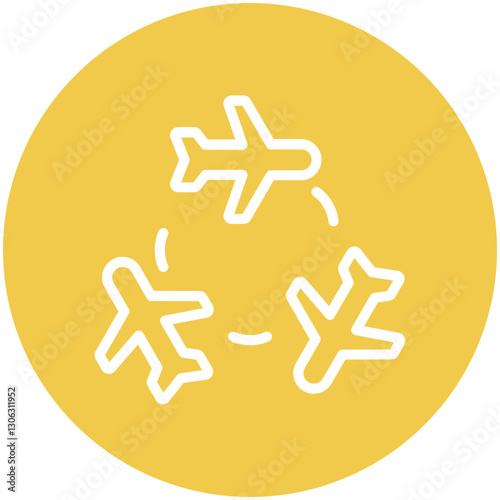 Round Trip Icon
