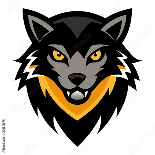 Binturong head mascot logo design vector