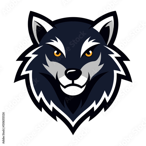 Binturong head mascot logo design vector