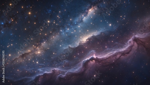 celestial bodies in the vast cosmos. The cosmos is abundant with gas and stars. the distant universe