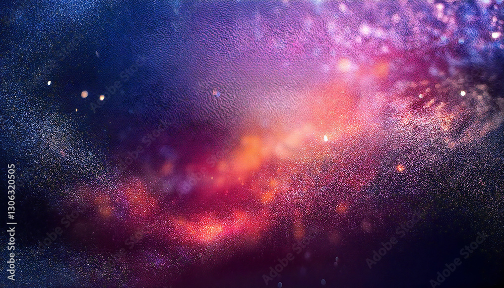Obraz premium Neon colors. Neon gradient background. Universe. Outer space. Planet image.