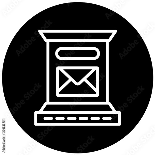 Vector Design Letterbox Icon Style