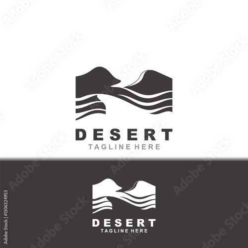 Desert wilderness logo outdoor adventure emblems, badges patches design element