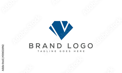 Creative V logo for Branding  and Startups.