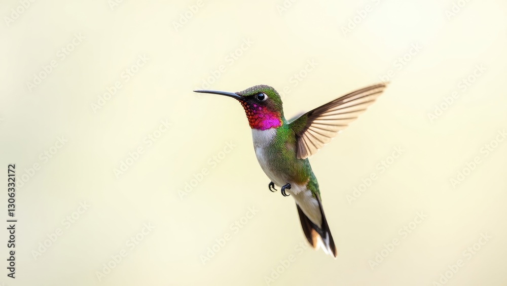 Fototapeta premium Vibrant Hummingbird Background Wallpaper