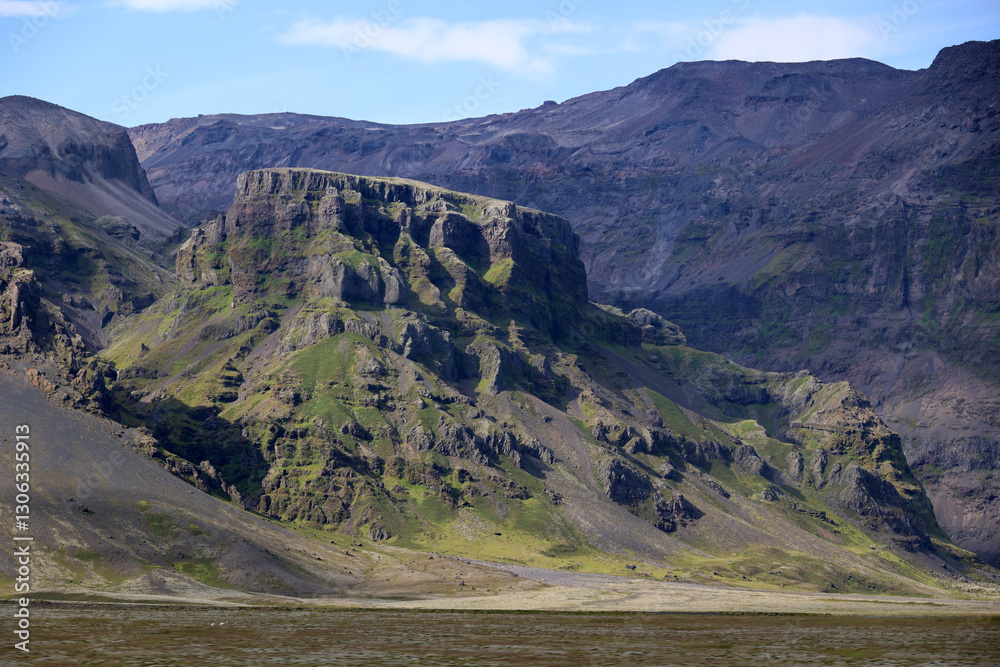 Mountain landscape at Vatnajokull National Park- Iceland Mountain landscape at Vatnajokull National Park- Iceland