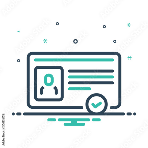 Mix icon for license