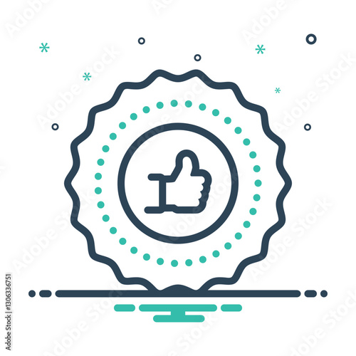 Mix icon for seal of approval